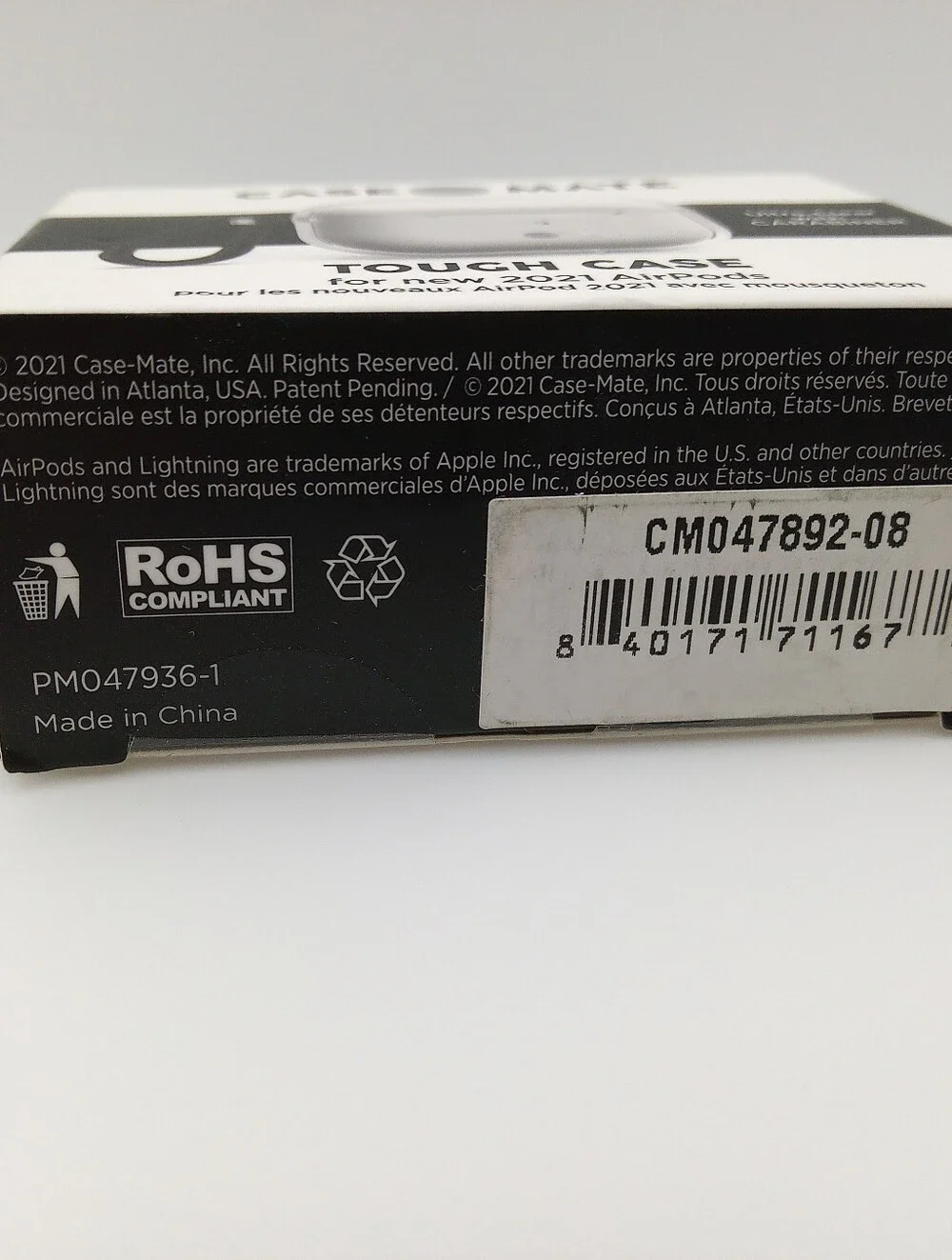 Case‑Mate Tough Clear AirPods 3 Case • NWT • Carabiner